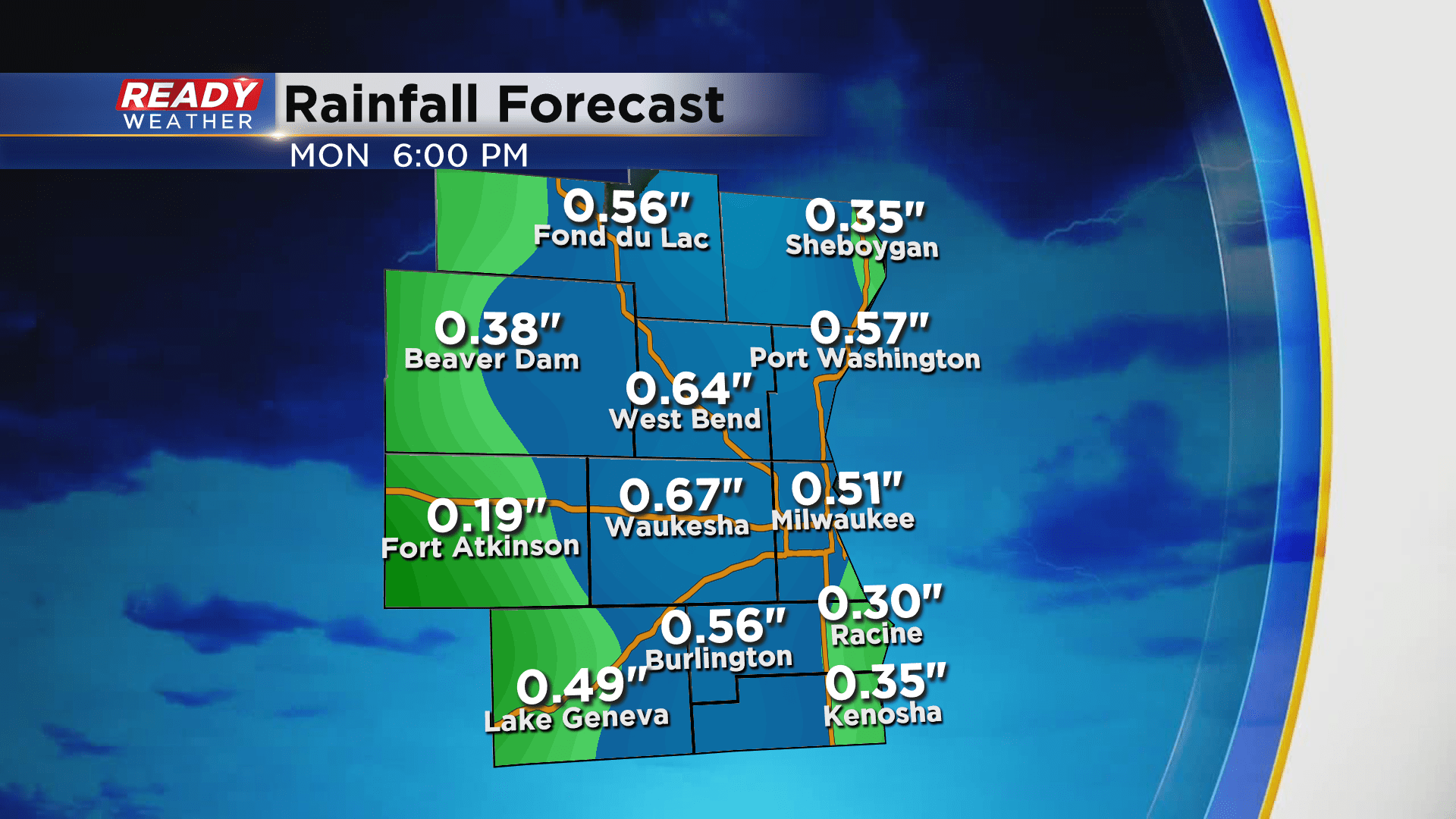 1155 pm Update Heavy rain is ending, but flooding continues across